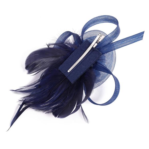 Fascinators For Women Tea Party Hat Headband Clip Hats Wedding Flower Feather💛 - Picture 5 of 7